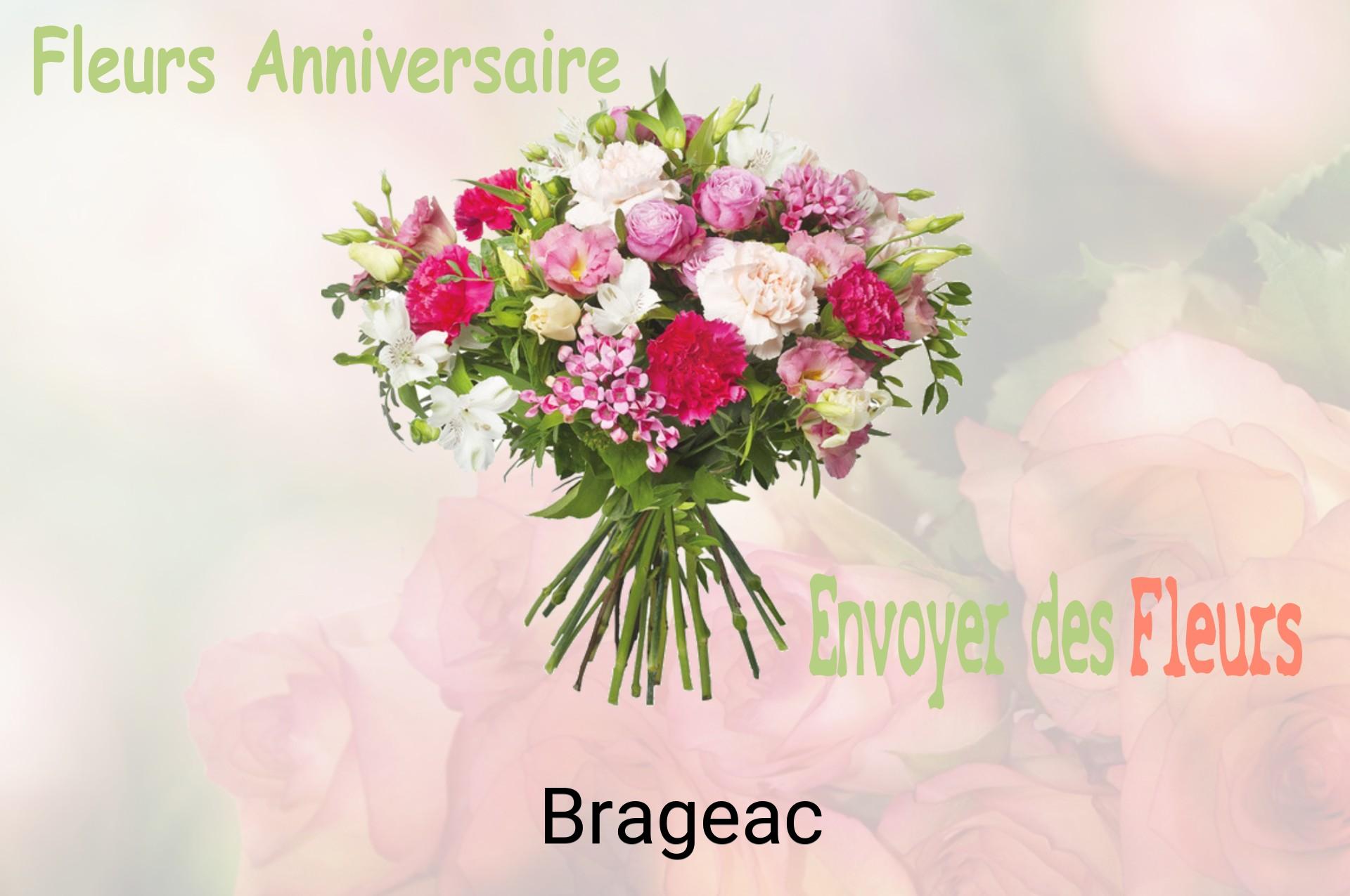 Bouquet de fleurs d’anniversaire livré à Brageac